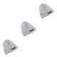 thumbnail image 5 of Gorros de Otoño Qarigey Turbantes Chemo Cancer Satin Underscarf Caps Ajustable Hijab gris claro 3piezas, 5 of 6
