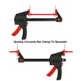 thumbnail image 3 of Hyper Tough 6-inch Trigger Ratcheting Bar Clamp and Spreader, Nylon, 3 of 9