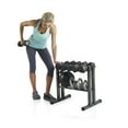 Weider TwoTier Utility Rack for Dumbbell, Kettlebell, and Medicine