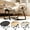 Flannel style, variant on Cat Bed Hammock, Free-Standing Elevated Dog Cot for Indoors and Outdoors,Foldable No-Assembly Pet Bed with Breathable Mesh,Lightweight Raised Pet Cot for Cats and Small Dogs