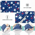thumbnail image 5 of Coolnut Patriotic Stars Plush Pillowcase, Luxury Soft King Pillow Case for Hair and Skin, Standard Size Pillow Covers with Zipper Closure, 20x26in #1066 Home Decor Gifts, 5 of 7