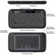 thumbnail image 4 of Teclado inalámbrico YONGSHENG H20 2,4 GHz con ratón panel táctil 7 colores ajustables, 4 of 5