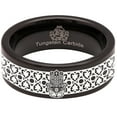 thumbnail image 5 of Hamsa Tungsten Carbide Ring, 5 of 9