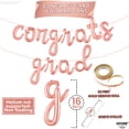 thumbnail image 4 of KatchOn, Rose Gold Congratulations Balloons - 16 Inch | Script Congrats Grad Balloons for Graduation Decorations Class of 2026 | Grad party decor for Graduation decorations 2026, 4 of 6