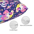 thumbnail image 5 of Cauagu Skull colorful mushroom Print Pillow Covers with Envelope Closure,1PC Pillow Cases Decorative Pillow Case for Bed & Couch, Pillows Not Included-16"x24", 5 of 6