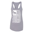 thumbnail image 2 of Pitbull Dad Dog Dag Funny Gift | Womens Dog Lover Jersey Racerback Tank Top, Heather Grey, Large, 2 of 4