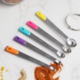 thumbnail image 4 of 5 Stainless Steel Baking Powder Measuring Spoons Pepper Spoons Small Flour Teaspoons with Clear Graduations Kitchen Gadget Home Supplies, 4 of 8