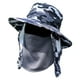 thumbnail image 2 of Sombrero tipo cubo para el sol, de secado rápido, con protección solar y solapa desmontable para el cuello y la cara. Azul Multi, 2 of 8