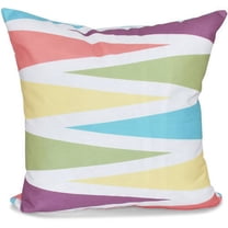 Simply Daisy 16" x 16" Backgammon Geometric Print Outdoor Pillow