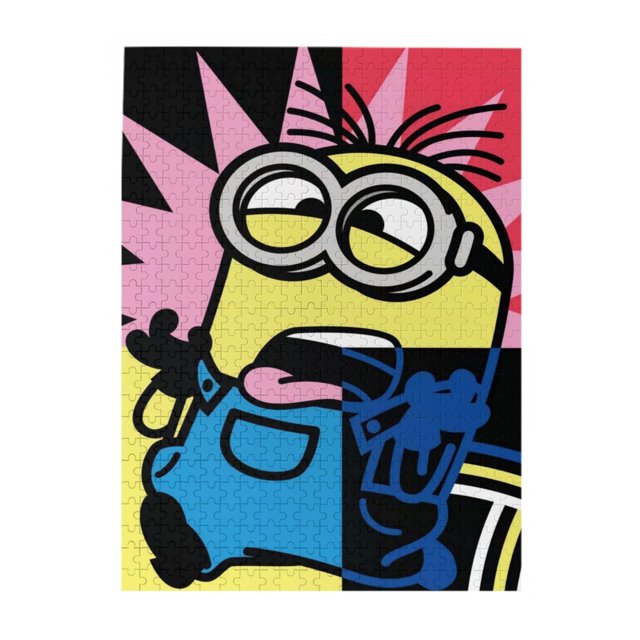 Rompecabezas de 300 piezas de Minions, de madera, para la memoria, la agilidad, juegos familiares, juguetes para niños, niñas y adultos, regalos desafiantes para decoración del hogar