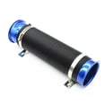 thumbnail image 2 of 75mm Offroad Cold Air Intake Pipe Inlet Hose Pipe Car Flexible Extensible Blue, 2 of 4