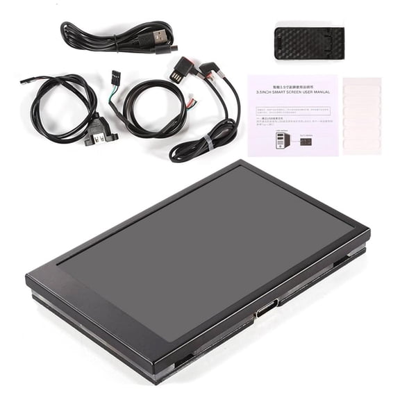 YIGSECU 3.5Inch USB Small Screen, PC Computer Memory Data Monitors, Computer Temperature Display