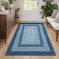 thumbnail image 1 of Printed Rugs with Braided Pattern on it, Washable Rug 4x6 Entryway Rug Non Slip Living Room Area Rug Soft Non Shedding Low Pile Stain Resistant Carpet for Kitchen Bedroom Nursery, 1 of 9