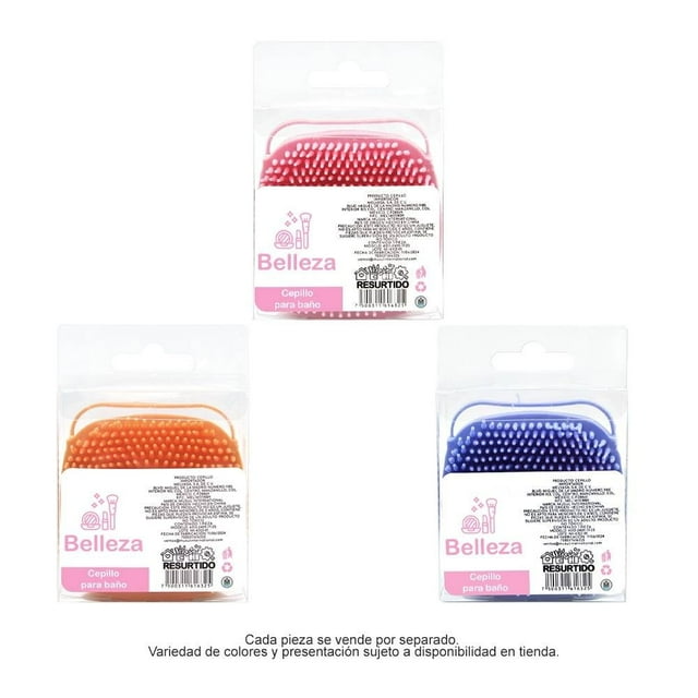 Cepillo Prichos Musul International de Silicón Varios Colores 1 Pieza