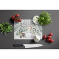 thumbnail image 3 of Cocker Spaniel Black with Christmas Presents Glass Cutting Board Large 12 in x 15 in, 3 of 3