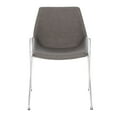 thumbnail image 3 of SAFAVIEH Alexis Mid-Century Dining Chair, Ash, Set of 2, 3 of 7