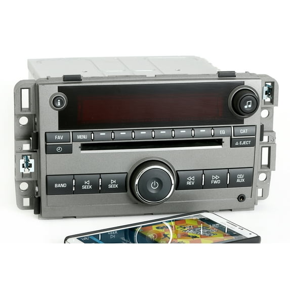 Restored 2009 Saturn Vue Gray AM FM Radio Single Disc w Bluetooth Music 25994574 Unlocked (Refurbished)