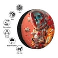 thumbnail image 4 of Logiee Space Skeleton Art Print Spare Tire Cover, Universal Wheel Protectors,Waterproof Dust-Proof UV Sun Wheel Tire Cover,Fit for SUV, RV, Travel Trailer, Truck-14 inch, 4 of 6
