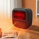 thumbnail image 1 of Electrodomésticos Chimenea Calentador - Calentador de espacio portátil de 1500W - Chimenea pequeña con efecto de llama realista - Protección contra sobrecalentamiento - Mini chimenea portátil para ven, 1 of 9