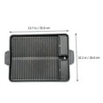 thumbnail image 2 of Shisuyan 1Pc Aluminum Alloy Non-stick Grill Griddle Pan Square BBQ Grill Pan (Black), 2 of 8