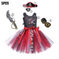 thumbnail image 3 of Disfraz de pirata de Halloween para niños, vestido de tutú, conjunto de pantalones para niños, ropa para fiesta de carnaval, Disfraces para niños, 3 of 5
