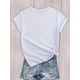thumbnail image 2 of Vintage 1973 Print Casual Sports T-shirt, Round Neck Workout Short Sleeves Tops, Women's Activewear, 2 of 6