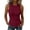 *Wine, variant on VBVC Women's Ribbed Knit Racerback Tank Top, Ladies' Crew Neck Sleeveless Side Slit Cami, Casual Stretchy Basic Tee For Women,Army Green,S-2XL