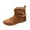 Brown, variant on Women's Chelsea Boots Fashion Lug Sole Heel Slip on Elastic Ankle Booties Fall Winter Ankle Boots (9.5,Brown)