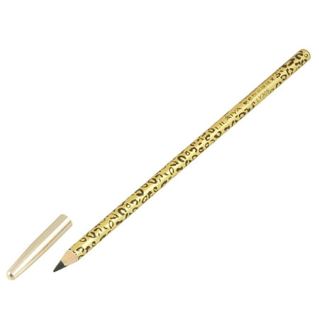 Unique Bargains Eyeliner Lip Eyebrow Liner Pen Pencil Cosmetic Eye Liner Gold Tone Brown