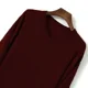 thumbnail image 3 of Suéteres de punto lisos de negocios con cuello en V para hombres, ropa de hombre de color sólido, pulóveres sin capucha, ropa de moda japonesa Harajuku A, 3 of 5