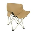 thumbnail image 4 of Folding Camping Chair Outdoor Moon Chair Folded Picnic Seat Tear Resistant Oxford Cloth for Garden Lawn Picnic, 4 of 9