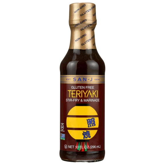 San J Asian Cooking Sauce Teriyaki, 10 Fl Oz