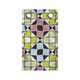 thumbnail image 1 of Geometric Hanging Pocket Organizer, Colorful Squares Arranged in Rhombus Creative Modern Pattern, Printed Polyester Storage Bag with Pockets, 9" x 27", Charcoal Grey Multicolor, 1 of 2