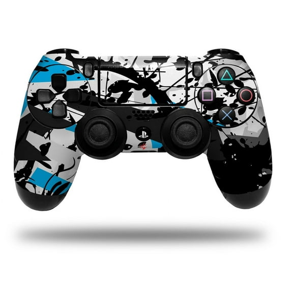 Skin for Sony PS4 Dualshock Controller PlayStation 4 Original Slim and Pro Baja 0018 Blue Medium (CONTROLLER NOT INCLUDED)