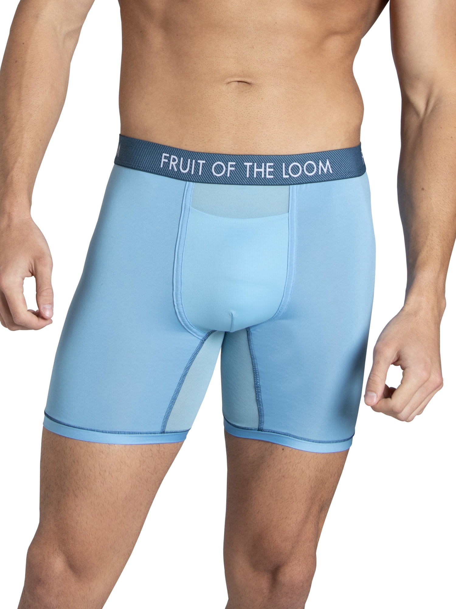 Fruit of the Loom Men's CoolZone Fly White Boxer Briefs, 5 Pack