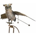 thumbnail image 3 of Esschert Staked Metal Giant Flying Owl Rocker, 84" H, 3 of 4