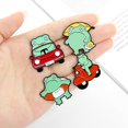 thumbnail image 3 of Broches de solapa jinwen Rana Esmalte 5x, 3 of 8