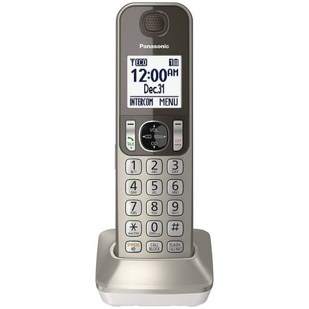 Panasonic Expandable Cordless Handset, Champagne Gold
