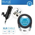 thumbnail image 6 of Neat Worker Bee Cardioid Condenser Microphone for Vocals, Electric and Acoustic Guitars, Percussion, Woodwind and String Instruments Bundle with Blucoil 10-FT Balanced XLR Cable, and 5X Cable Ties, 6 of 7