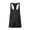 Black, variant on Summer Tank Tops for Men 2026 Solid Color Loose Sports Tops Fitness Slim Strap Sweat Absorbing H Shaped Tank Top L