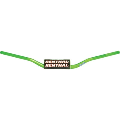 Renthal 1 1/8" FatBar Ricky Carmichael High Bend Green for Husqvarna FC 450 2014-2018