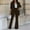 Coffee, variant on NMMUED Women Suits 2 Piece Set, Womens Suits 2 Piece Set Business, Pant Suits for Women Dressy, Trajes Elegantes Para Mujeres, Womens Business Casual Clothing, Black L
