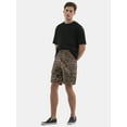 thumbnail image 5 of No Boundaries Men's & Big Men's Twill Long Cargo Shorts, 9" Inseam, Sizes XS-5XL, 5 of 5