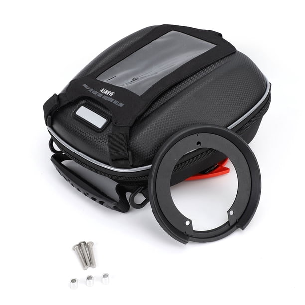 Motorcycle Luggage Tank Bag, Clear Window Multifunction Quick