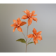 thumbnail image 1 of Nvzi 6 flores artificiales de lirio de 3 cabezas, flores falsas, flores artificiales para decoración de bodas, 1 of 5