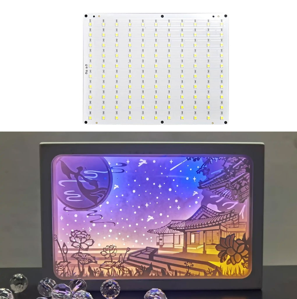 JZROCKER For CMYK Lithophane Led Panel LED Backlight Board Basic 3D Printing Photo Office Lamp Backlight Accessories