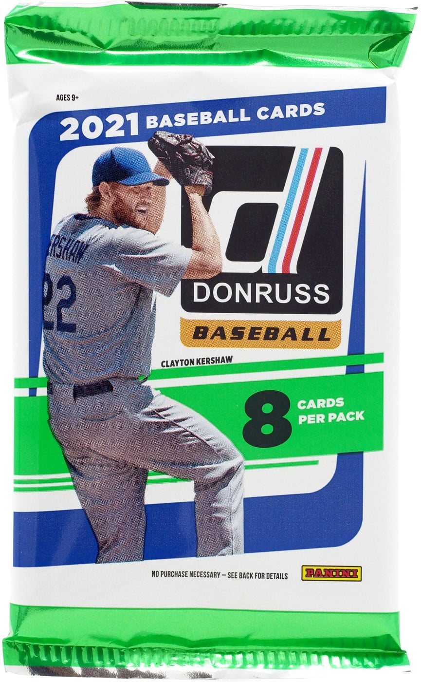 MLB Panini 2021 Donruss Baseball Trading Card HOBBY Pack [8 Cards]