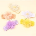 thumbnail image 3 of LNMQLPDBS Baby Bows Infant Girls Headband with Flower Soft Stretchy Hair Band Newborn Stretchy Elastic Soft Hair Bow Toddler Hair Accessories, 3 of 3