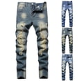 thumbnail image 6 of THJRPQJFD High Waisted Straight Leg Jeans Boys Jeans Size 6 High Jeans Toddler Boy Sweatpants Newborn Boys Clothes Baby Boy Clothes 9-12 Months 18m, Sky Blue 13-14 Years, 6 of 8