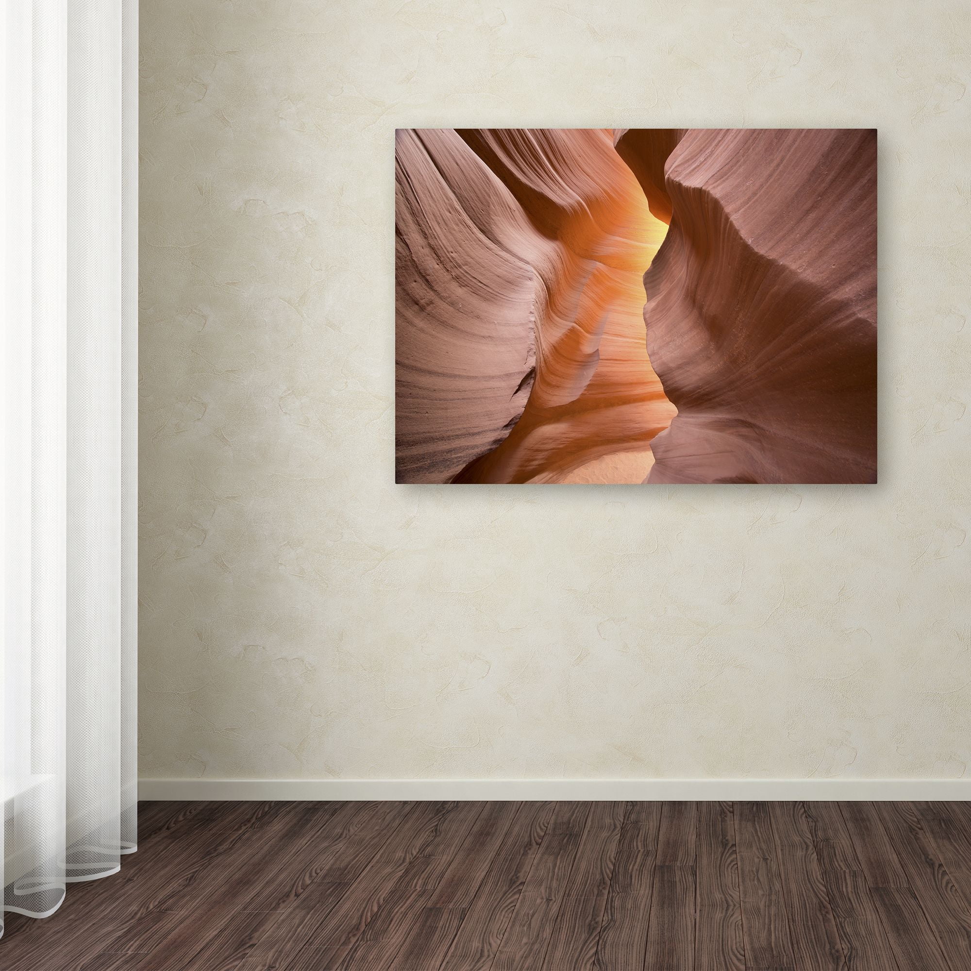 Trademark Fine Art "Welcome III" Canvas Art by Moises Levy